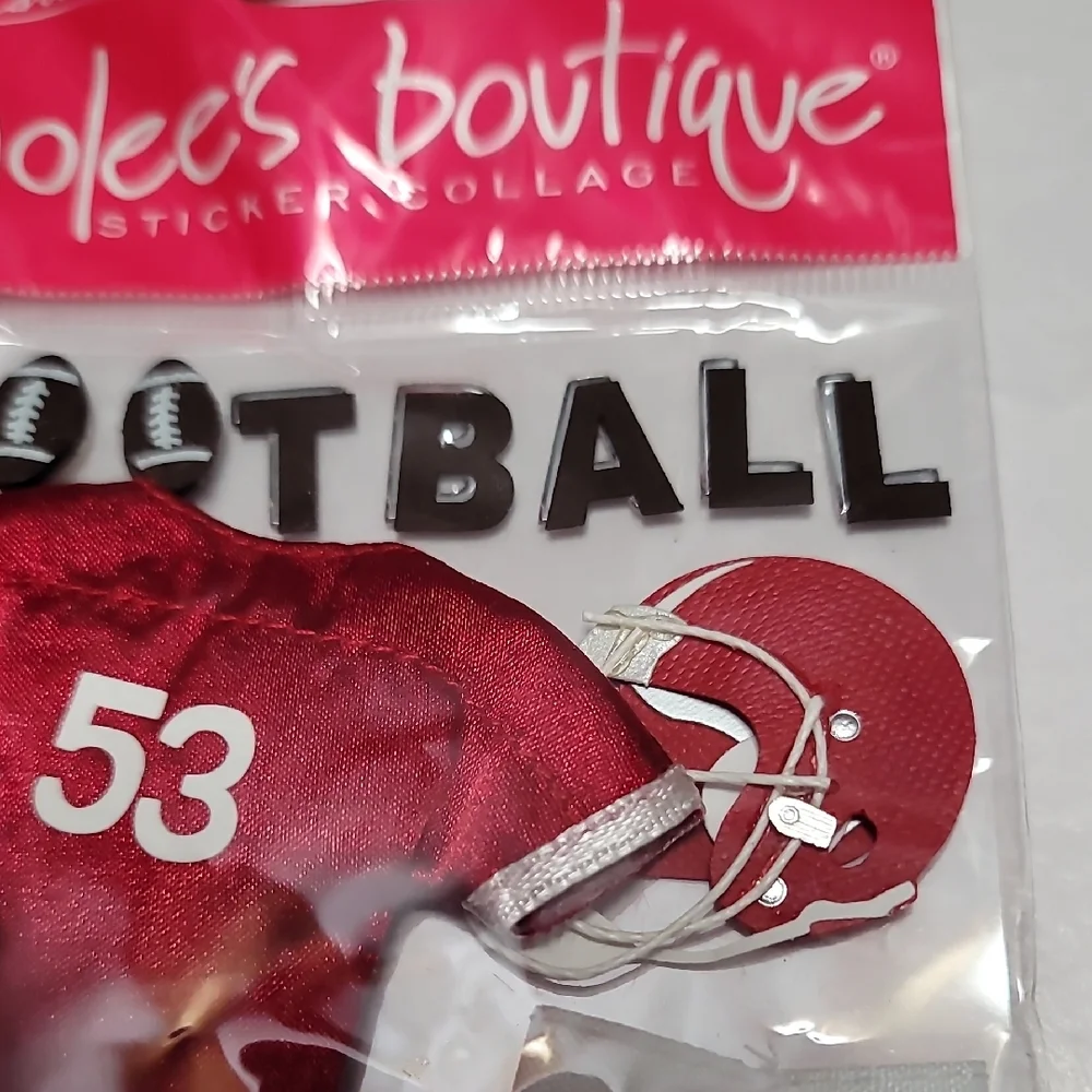 Jolee's Boutique Football Sticker‎ Set